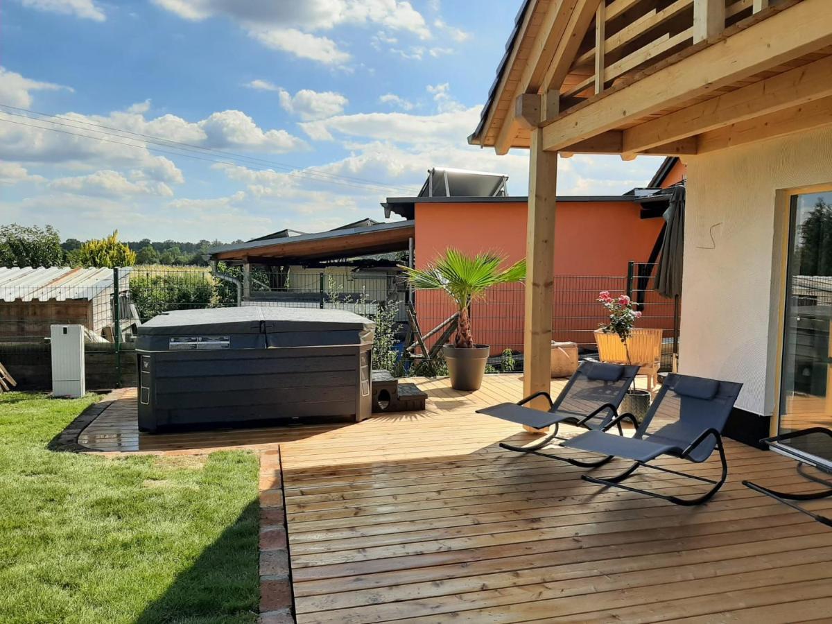 Landliebe, Ferienhaus, 3 Schlafzimmer Mit Sauna Und Outdoor Whirlpool Villa Geierswalde Exterior photo